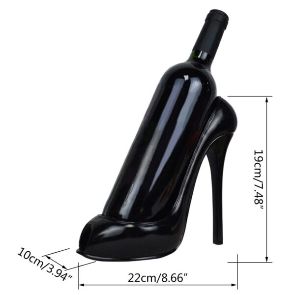 mirusha “Not High Heel” Wine Bottle Holder – Unique Wine Display Stand - Image 13