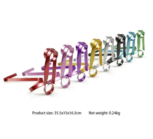 mirusha Floating Ribbon Wine Bottle Holder – Stylish Balancing Wine Display - Image 5