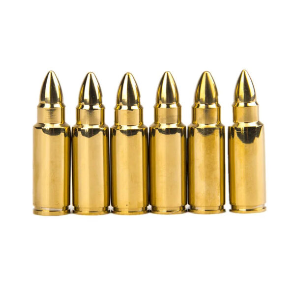 mirusha Steel Bullet Whiskey Stones – Reusable Chilling Cubes for Whiskey - Image 3