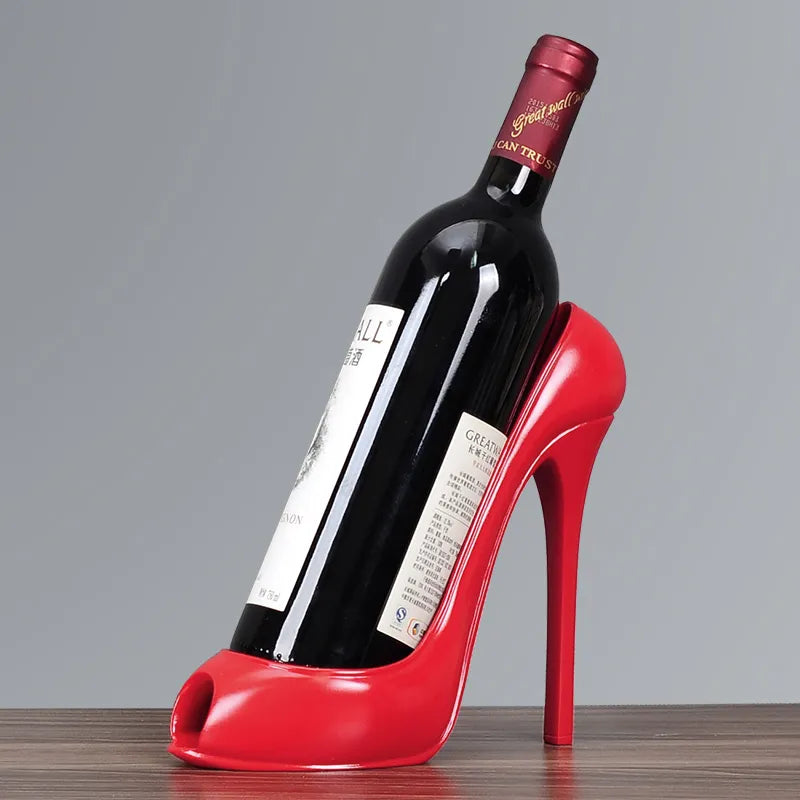mirusha “Not High Heel” Wine Bottle Holder – Unique Wine Display Stand