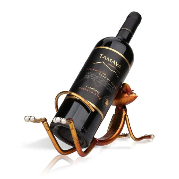 mirusha Yoga Cat Wine Bottle Holder – Fun & Stylish Wine Display - Image 3