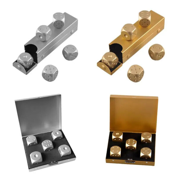 mirusha Rolling Dice Whiskey Stones – Fun & Reusable Chilling Cubes - Image 7