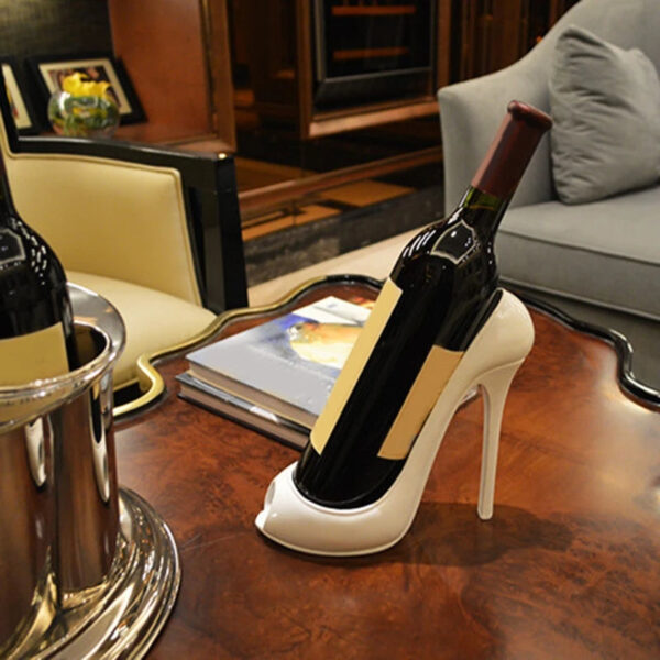 mirusha “Not High Heel” Wine Bottle Holder – Unique Wine Display Stand - Image 3